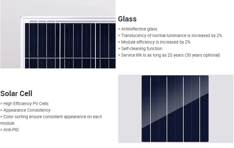 Panneau Solaire BlueSun Poly 290W