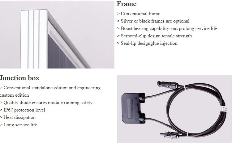 Panneau Solaire BlueSun Poly 290W